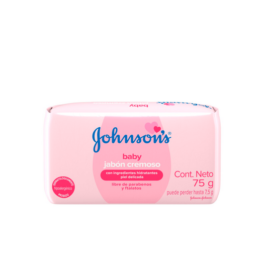 JABÓN JOHNSONS CREMOSO HUMECTANTE 75 GRS