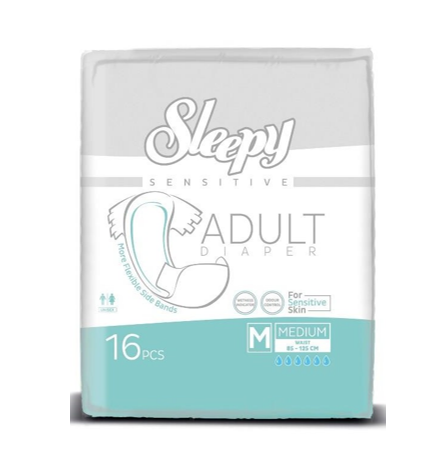 PAÑALES PARA ADULTOS SLEEPY M 16 UNIDADES