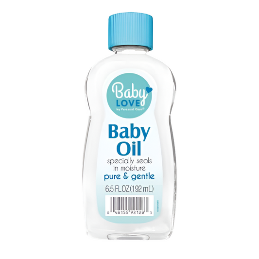 Aceite para bebés Baby Love Personal Care Baby Love, 6.5 fl oz, puro y suave