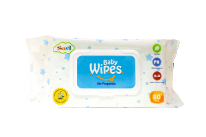 WIPES SAEL SIN FRAGANCIA 80PCS , 20/1