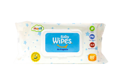 WIPES SAEL SIN FRAGANCIA 80PCS , 20/1