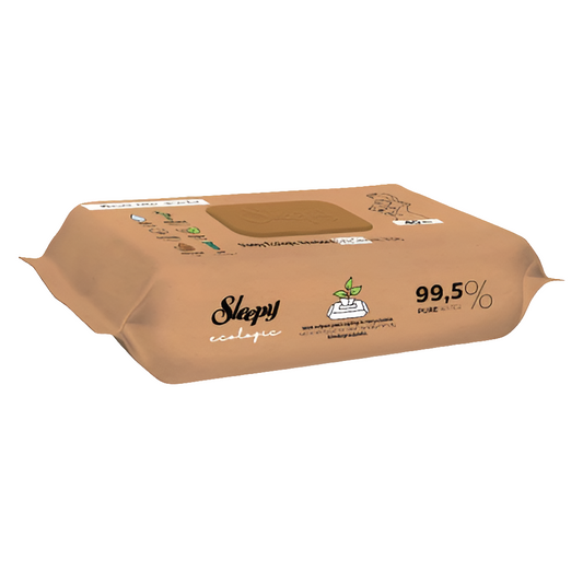 SLEEPY Toallitas húmedas ecológicas, 40 piezas, biodegradables