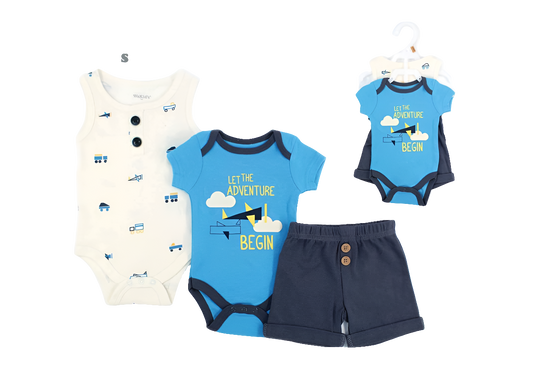 SET SHORT+2BODY P/BEBE NIÑO R-90753