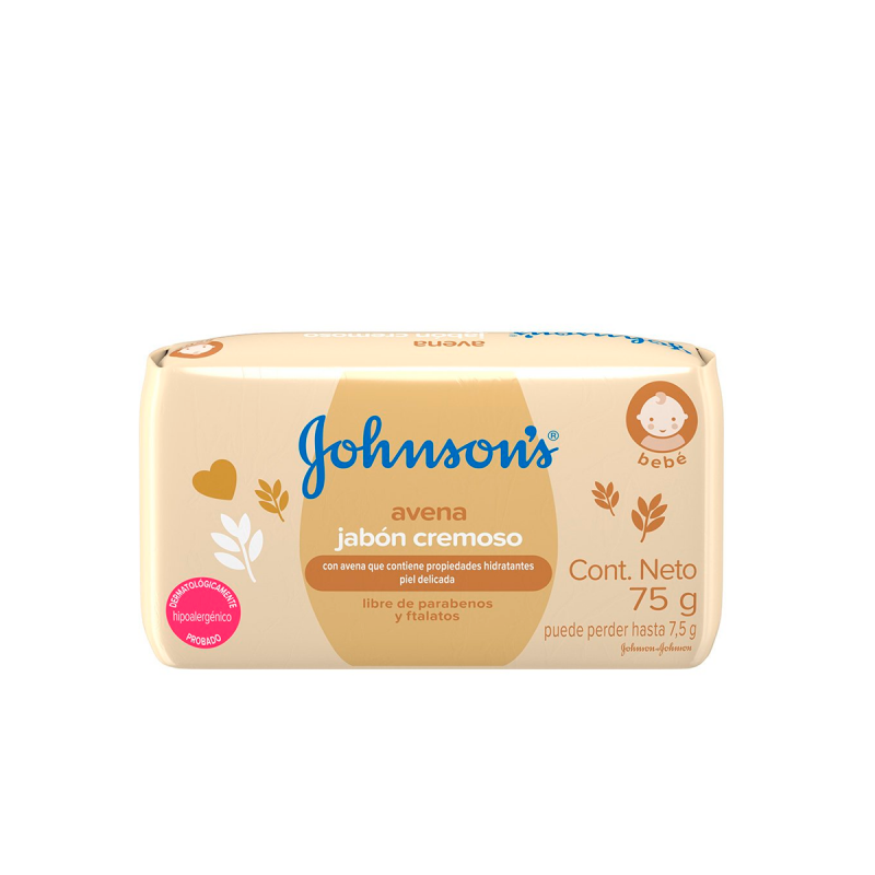 JABÓN JOHNSONS AVENA 75 GRS